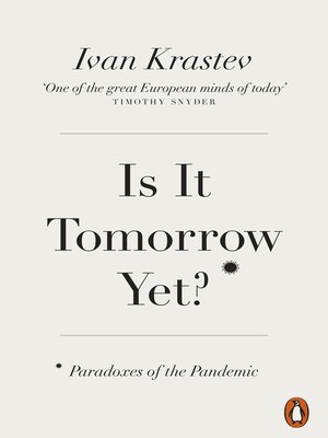 cover image of Is It Tomorrow Yet?